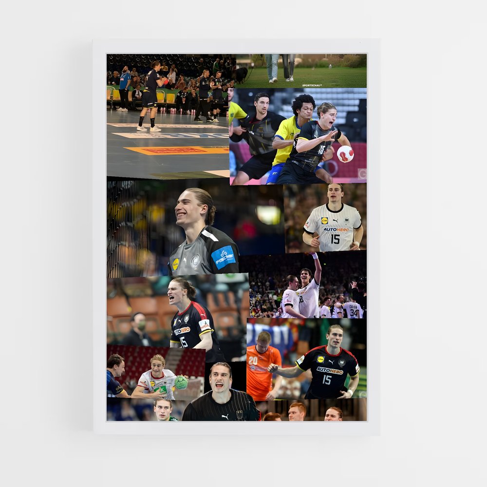 Poster L'Atmosphère du Stade – affiche Handball (vue 3)
